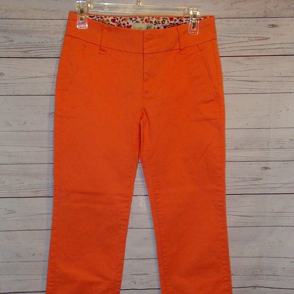 GEF France, tangerine, capris - Picture 1 of 3